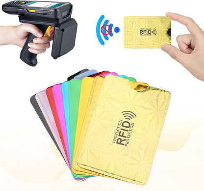 Fundas antirrobo para tus tarjetas · Pack x10